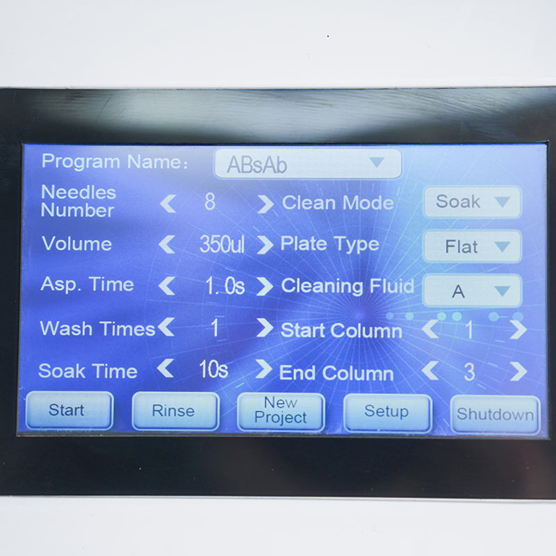 High Speed 96 Well Microplate Washer